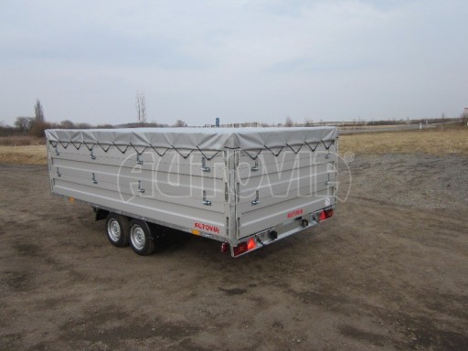 Přepravník aut s nástavbou - AD 2,7T valník 4,17x2,09/1,05