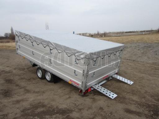 Přepravník aut s nástavbou - AD 2,7T valník 4,17x2,09/1,05