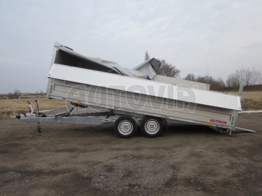 Přepravník aut s nástavbou - AD 2,7T valník 4,17x2,09/1,05