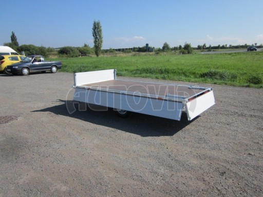 Jednoosý nebrzděný přívěs ZV 33 750kg N1 3,33x1,70/0,35