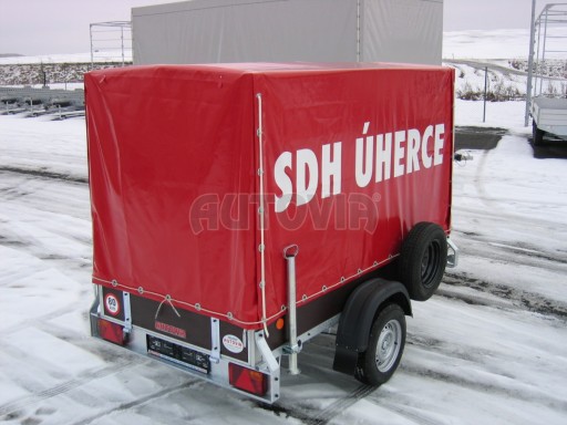 Jednoosý brzděný valník ZV 26B1 2,50/1,24/0,35** č.22