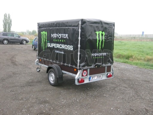 Jednoosý brzděný valník ZV 26B1 2,50/1,24/0,35** č.26