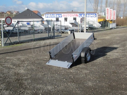 Sklopný nebrzděný přívěs ZV 3 ALU skl 2,06x1,11/0,35