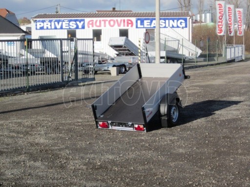 Sklopný nebrzděný přívěs ZV 3 ALU skl 2,06x1,11/0,35