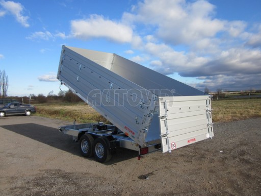 Třístranný sklápěč PHT 3,5T 4,18x2,10/1,05 nástavby bočnic