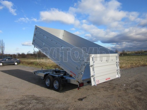 Třístranný sklápěč PHT 3,5T 4,18x2,10/1,05 nástavby bočnic