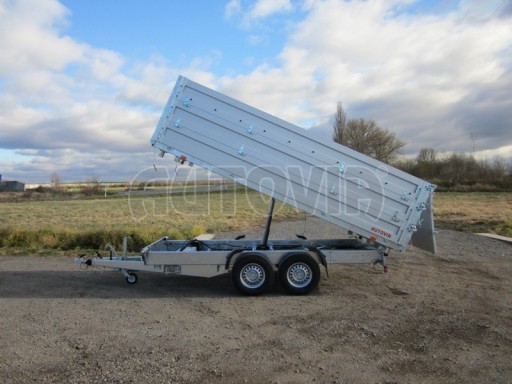 Třístranný sklápěč PHT 3,5T 4,18x2,10/1,05 nástavby bočnic