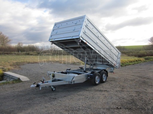 Třístranný sklápěč PHT 3,5T 4,18x2,10/1,05 nástavby bočnic