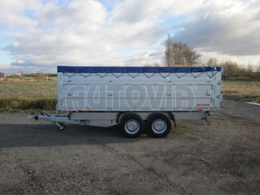 Třístranný sklápěč PHT 3,5T 4,18x2,10/1,05 nástavby bočnic