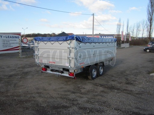 Třístranný sklápěč PHT 3,5T 4,18x2,10/1,05 nástavby bočnic