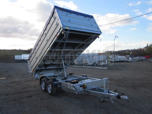 Třístranný sklápěč PHT 3,5T 4,18x2,10/1,05 nástavby bočnic