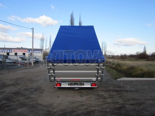 Třístranný sklápěč PHT 3,5T 4,18x2,10/1,05 nástavby bočnic