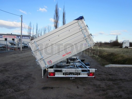 Třístranný sklápěč PHT 3,5T 4,18x2,10/1,05 nástavby bočnic