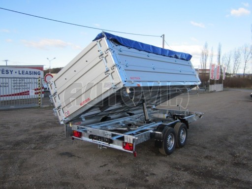 Třístranný sklápěč PHT 3,5T 4,18x2,10/1,05 nástavby bočnic