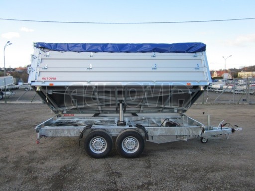 Třístranný sklápěč PHT 3,5T 4,18x2,10/1,05 nástavby bočnic