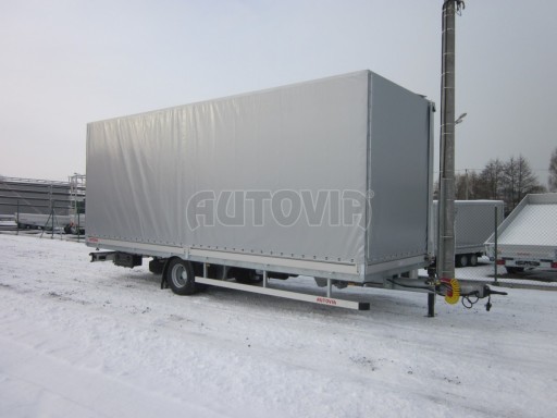 Jednonápravový 18-ti paletový vzduchem brzděný nákladní přívěs AVG 10T 7,40x2,48/2,80 č.2