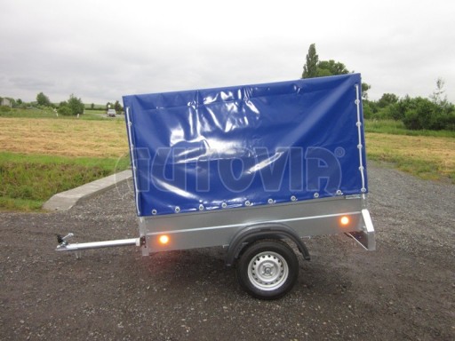 Jednoosý nebrzděný nákladní přívěs PN 7 2,06x1,24/1,38
