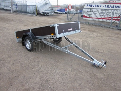 Zesílený PROFI sklopný přívěs s bočnicemi PV 750kg N1 skl 2,53x1,28/0,35 č.1