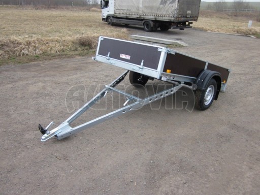 Zesílený PROFI sklopný přívěs s bočnicemi PV 750kg N1 skl 2,53x1,28/0,35 č.3