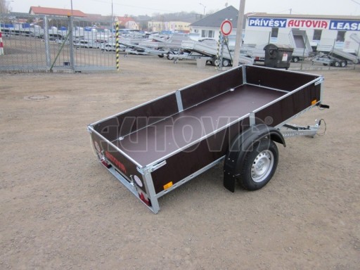 Zesílený PROFI sklopný přívěs s bočnicemi PV 750kg N1 skl 2,53x1,28/0,35 č.4