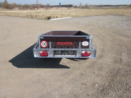 Jednoosý nebrzděný nákladní PROFI přívěs VAD 21 2,06x1,12/0,30* č.6