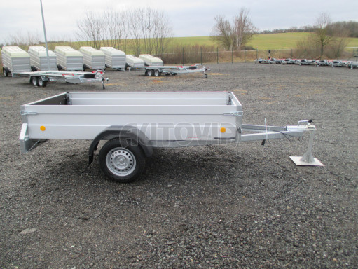 Sklopný valník za auto PN 26 skl POČ 2,65x1,24/0,40