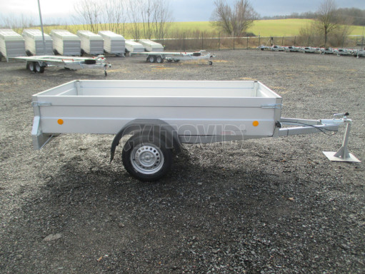 Přívěsný vozík za osobní auto PN 26 750kg 2,65x1,26/0,40 POČ