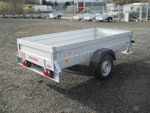 Přívěsný vozík za osobní auto PN 26 750kg 2,65x1,26/0,40 POČ