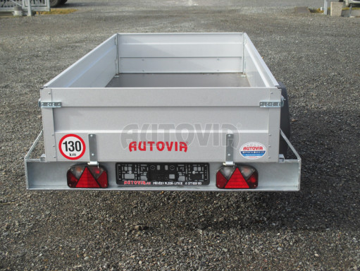 Přívěsný vozík za osobní auto PN 26 750kg 2,65x1,26/0,40 POČ