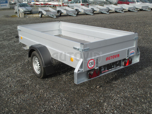 Přívěsný vozík za osobní auto PN 26 750kg 2,65x1,26/0,40 POČ