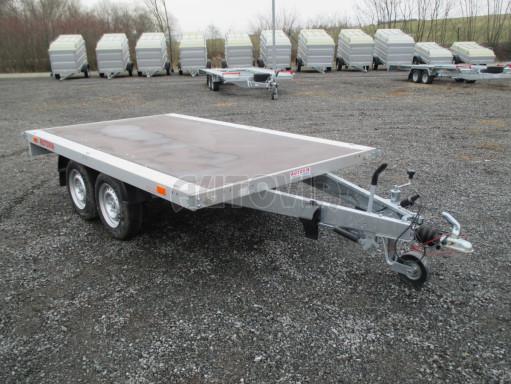 Dvouosý přívěs v provedení plato ZV 32 2,0T B2 3,00x1,80 13