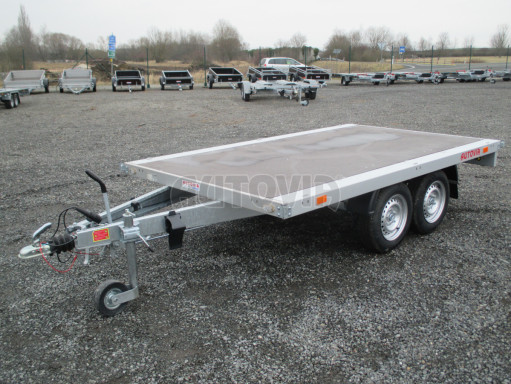Dvouosý přívěs v provedení plato ZV 32 2,0T B2 3,00x1,80 13