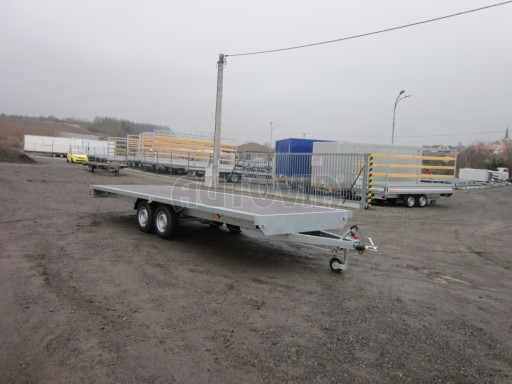 Dvouosý přívěs v provedení plato VER 3,5T 5,03x2,06 plato č.2