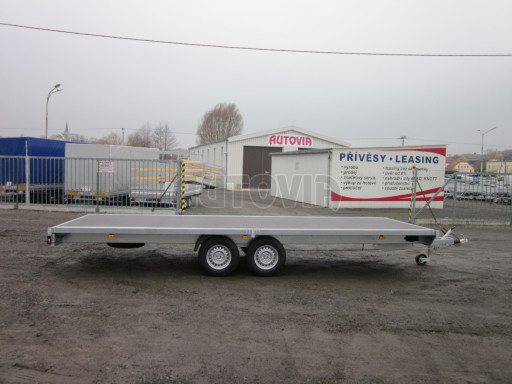 Dvouosý přívěs v provedení plato VER 3,5T 5,03x2,06 plato č.3