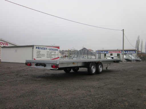 Dvouosý přívěs v provedení plato VER 3,5T 5,03x2,06 plato č.5