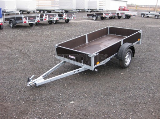 Robustní předimenzovaný základní rám, žárově zinkovaný PV 750kg N1 2,53x1,28/0,30 č.1