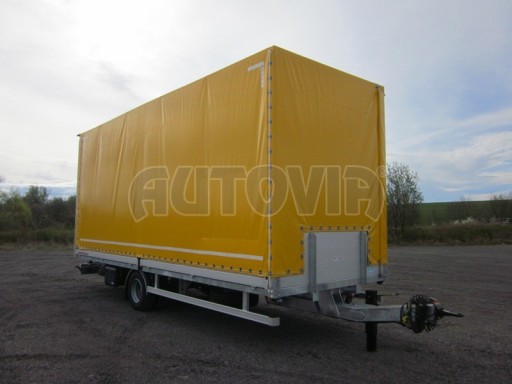 Jednonápravový 18-ti paletový vzduchem brzděný nákladní přívěs AVG 10T 7,40x2,48/3,06 č.1