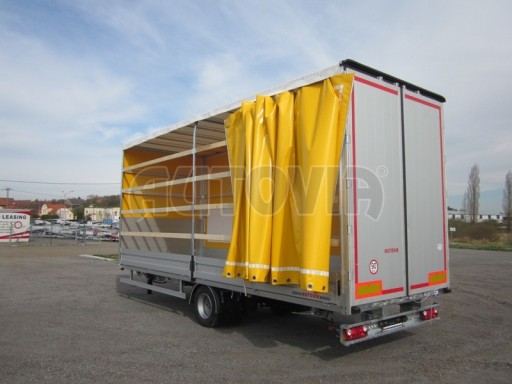 Jednonápravový 18-ti paletový vzduchem brzděný nákladní přívěs AVG 10T 7,40x2,48/3,06 č.11