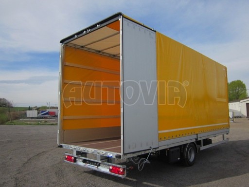 Jednonápravový 18-ti paletový vzduchem brzděný nákladní přívěs AVG 10T 7,40x2,48/3,06 č.14