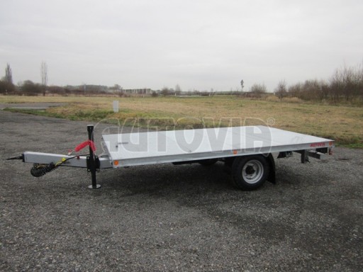 *Vzduchem brzděné jednoosé plato bez bočnic AVG 5,6T 4,00x2,48 za traktor* č.6