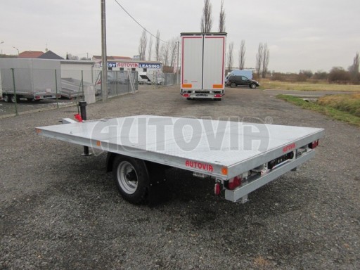 *Vzduchem brzděné jednoosé plato bez bočnic AVG 5,6T 4,00x2,48 za traktor* č.7