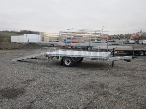 *Vzduchem brzděné jednoosé plato bez bočnic AVG 5,6T 4,00x2,48 za traktor* č.12