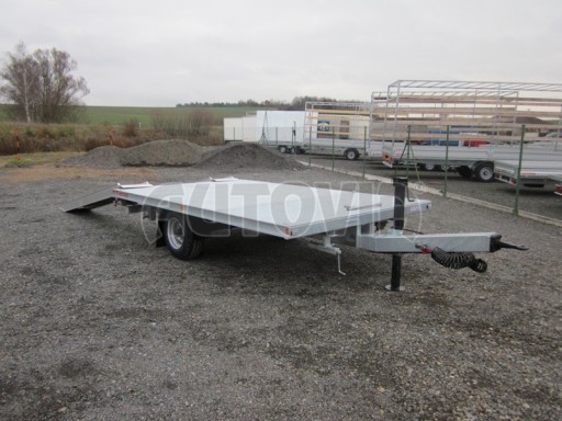 *Vzduchem brzděné jednoosé plato bez bočnic AVG 5,6T 4,00x2,48 za traktor* č.13