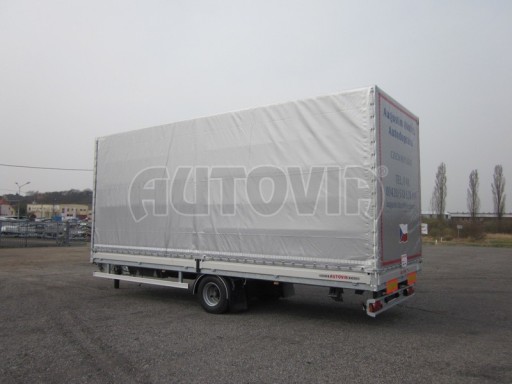 Jednonápravový 18-ti paletový vzduchem brzděný nákladní přívěs AVG 10T 7,37x2,48/3,06 č.3