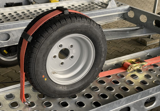 Upínací pás LC 2500 daN 5t / 2,5m/50mm odtah sada špalky č.2