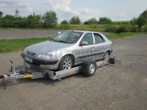 Hydraulicky sklopný přepravník HS 1,35T AL 3,02x1,72/0,10* č.1