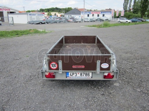 Skladový dvounápravový brzděný nákladní přívěs ZV 26 B2 2,51/1,25/0,35 č.3