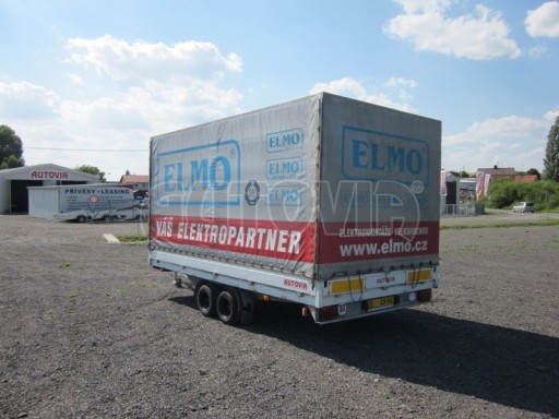 Nákladní přívěs pro přepravu 8 ks europalet GAPA 2,0t 4,10/2,10/2,05 č.6