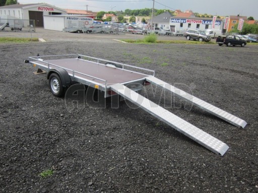 Jednoosý nebrzděný nákladní přívěs AMS 750kg 3,02x1,60 - plato** č.1
