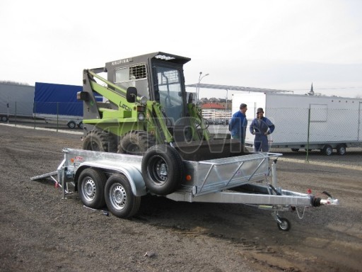 Nákladní přívěs pro přepravu UNC, bagrů, mechanizace ZV 3,5T 3,10x1,85/0,35